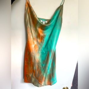 12th Tribe Satin Slip Dress